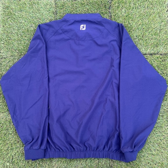 FootJoy Golf Men's Pullover Jacket/Windbreaker, Navy Blue, Size XL - Picture 8 of 8